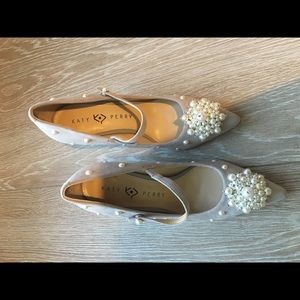 NEW Katy Perry Collections Suede Gray Sadie Heels